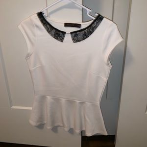The Limited peplum shirt